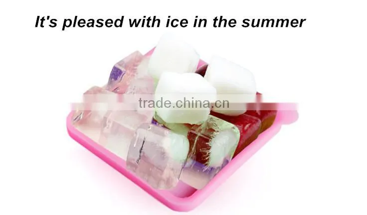High Quality Custom Silicone Ice Cube Tray with Lid, Personalized Ice Cube Tray Moulds