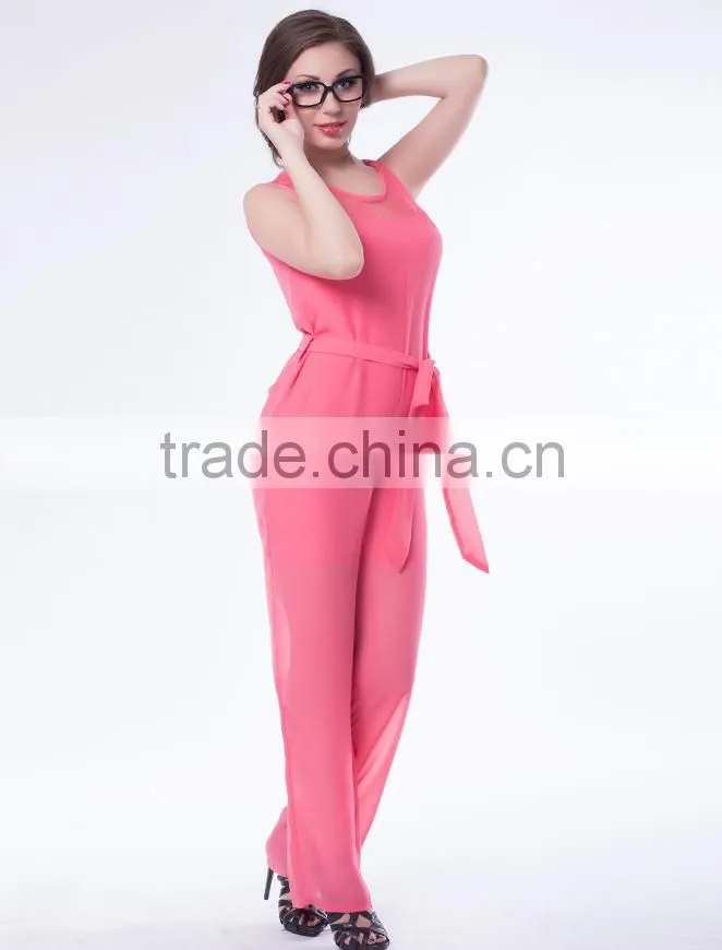 2014 Newest style many colors available custom printing one piece jumpsuit