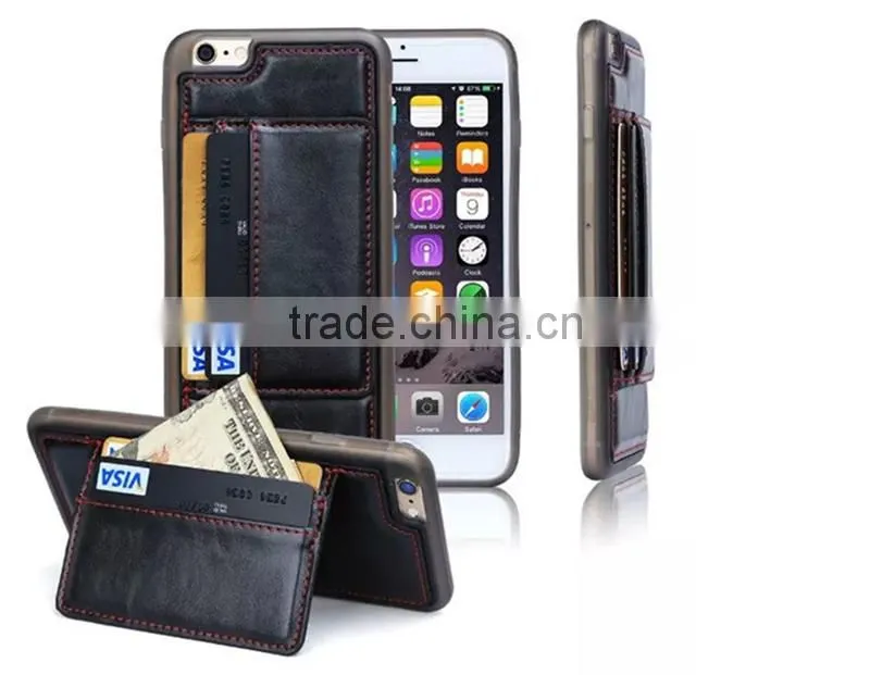 2015 new arrival hot selling leather case for iphone6, for iphone6 pink housing