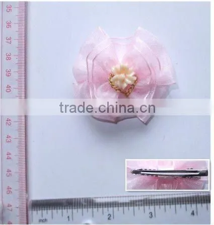 fashion flower bow hairgrips