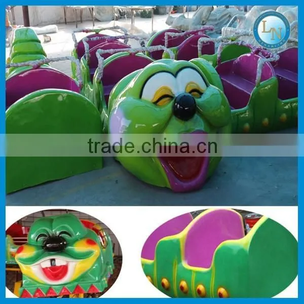Cheap fun park amusement mini caterpillar roller coaster
