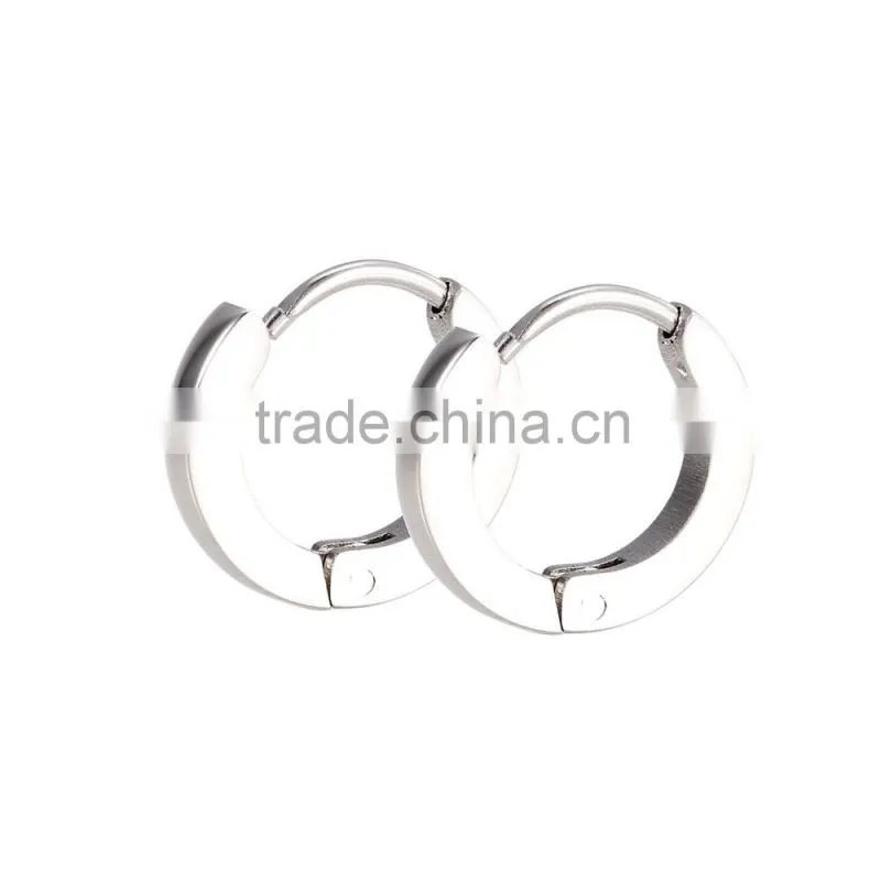 custom 925 thailand silver plated stud stainless steel earrings jewelry