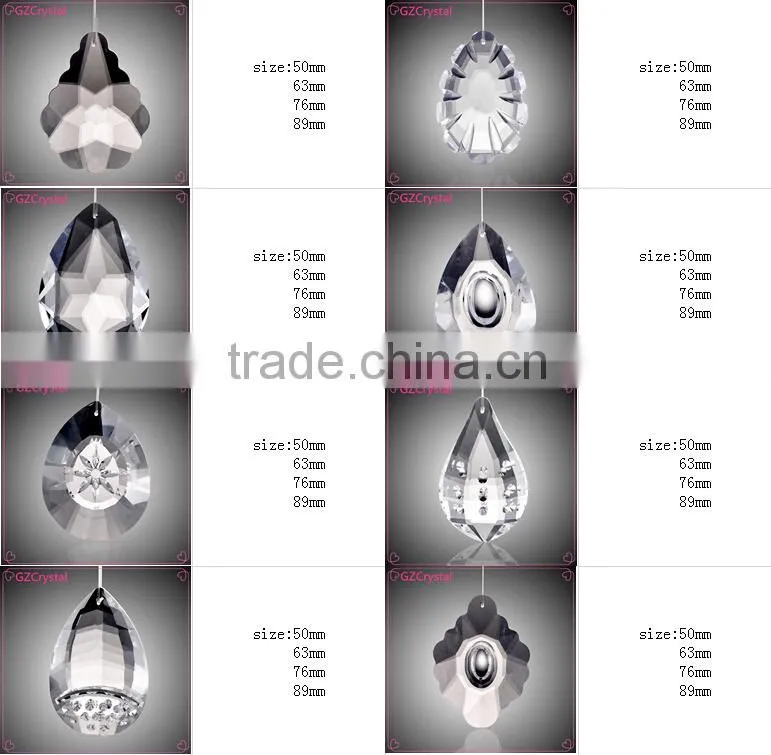 Home decoration complete in specifications crystal chandelier pendant parts