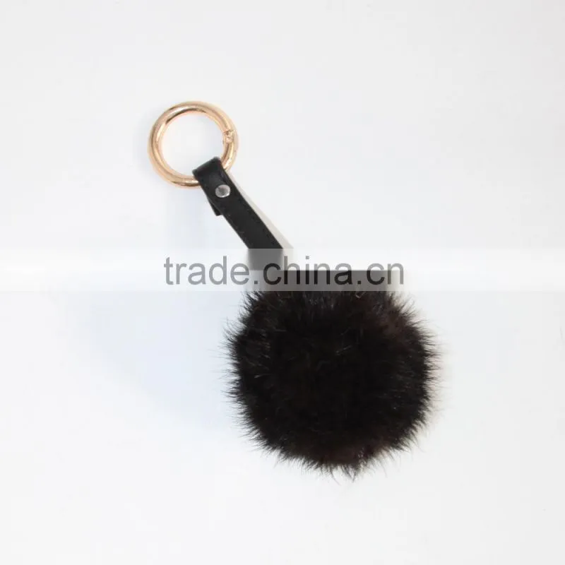 FB2 wholesale fur ball key chain