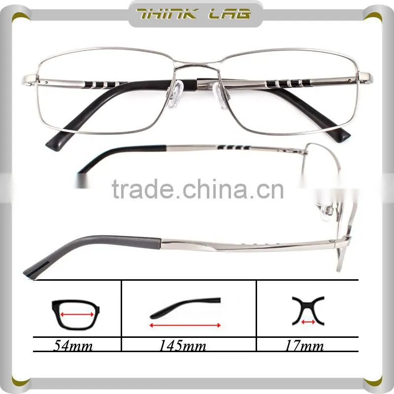 Fashion gentleman glasses frame metal eyewear frame optical lens