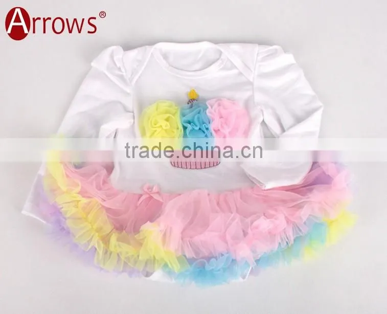 LTZ008-E Toddler Girl Dresses Princess Costume 2016 Brand Kids Dress Girls Clothes Mickey Print Children Dress