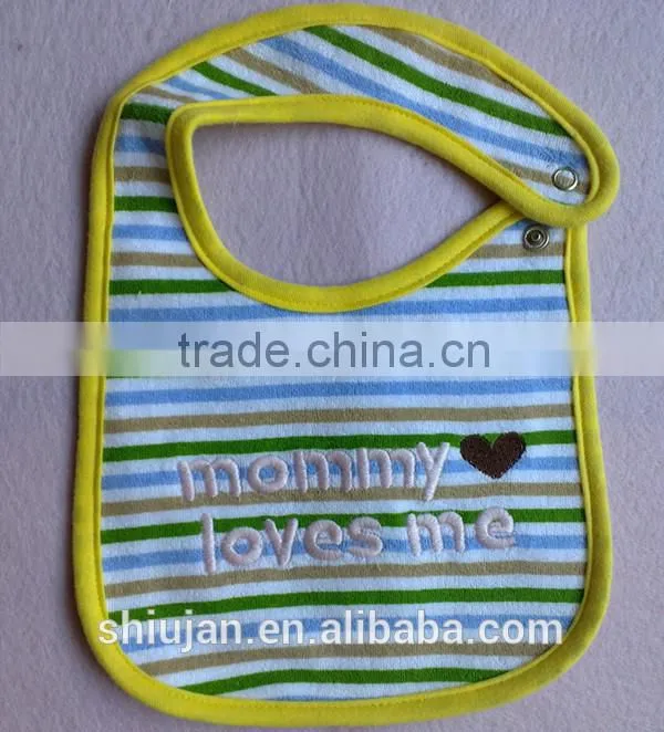 Hot sale oem embroidery baby/infant bibs
