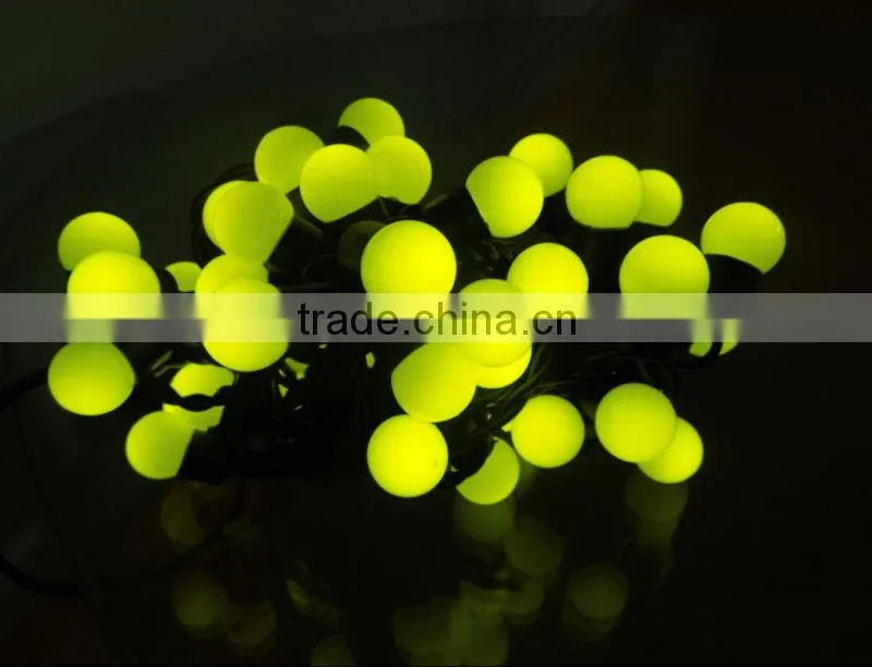 red color led bulb string