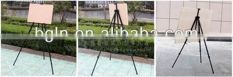 187cm high-grade aluminum alloy metal artist easel telescopic folding easel for painting and showing stand