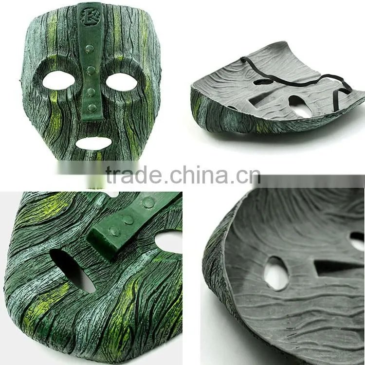 Wholesale men's half face flat head Funny hard plastic sexy mask