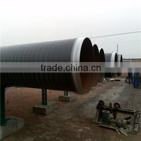 3LPE spiral welded steel pipe anti-corrosion steel tube