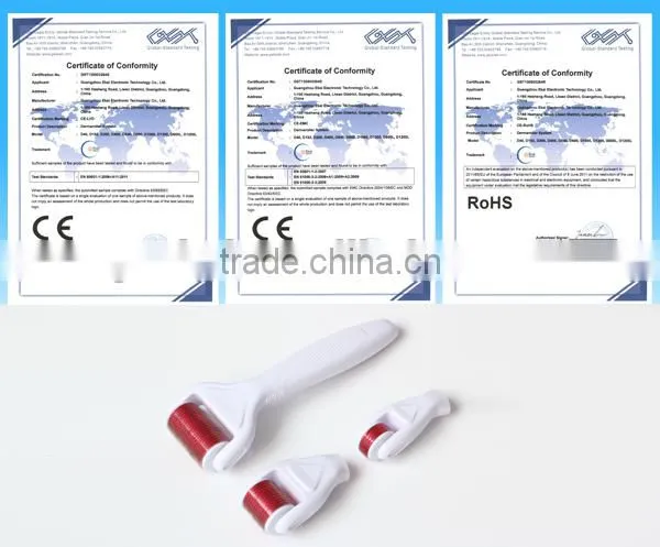 3 in 1 Derma Roller Kit Replaceable Microneedle Set Interchangeable Anti Aging