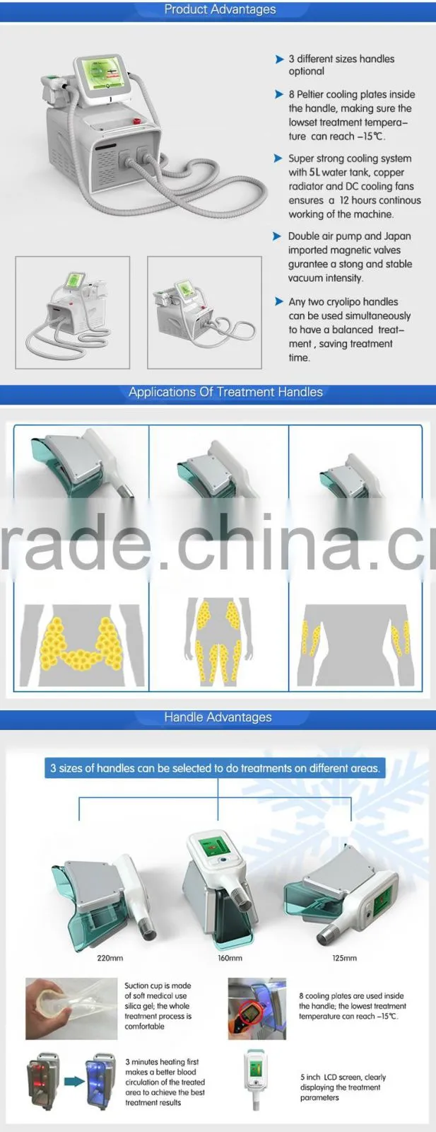 Multifunctional beauty device feeze fat machine for body slimming Cryolipolysis Slimming machine