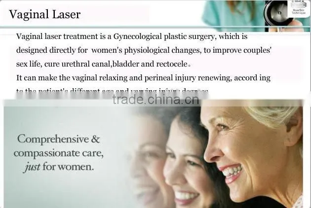 acne scar laser 60w RF tube CO2 fractional laser vaginal tightening/advanced laser