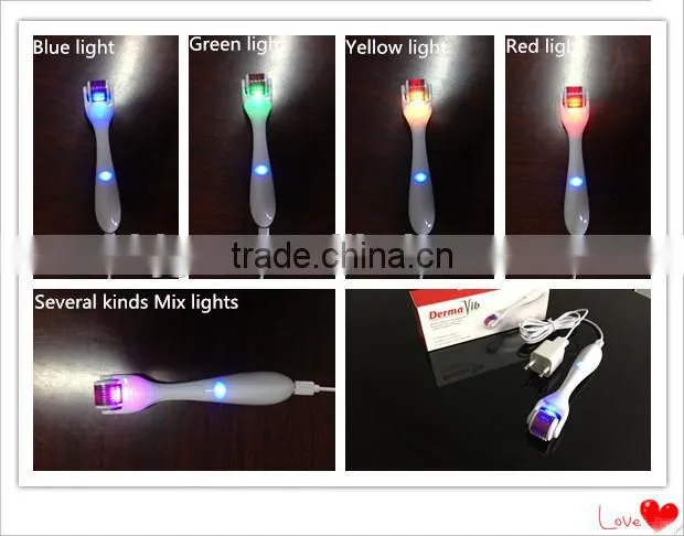 2105 new arrival 540 needles Massage LED PDT Derma Vib derma roller