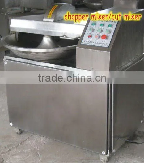 China meat cutter and mixer,sausage stuffer,meat grinder and mixing machine / knife and meat cutter machine