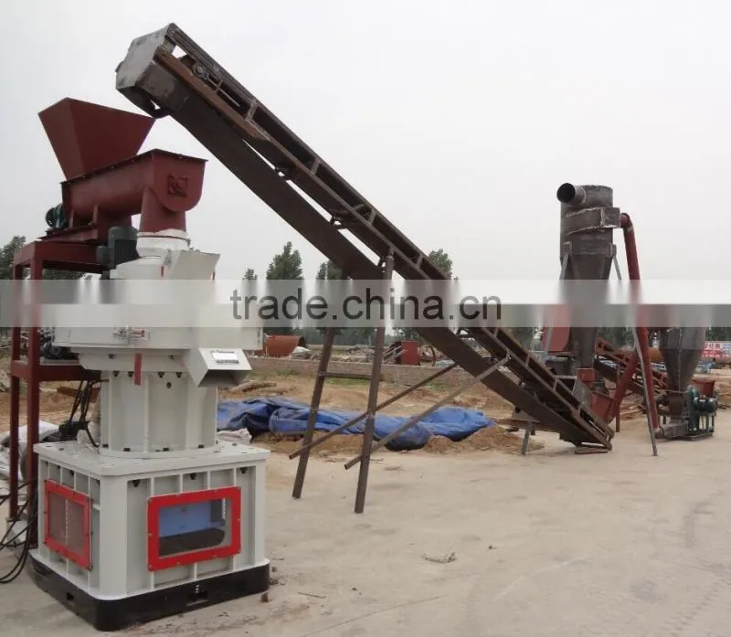 wood pellet making machine price,1-2t/h capacity wood pellet mill