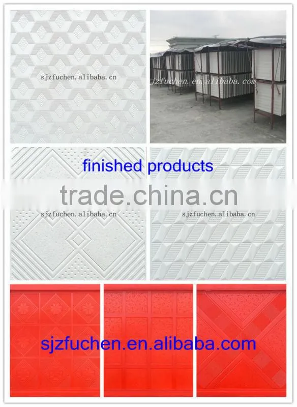 double gypsum mixer gypsum ceiling board making machine