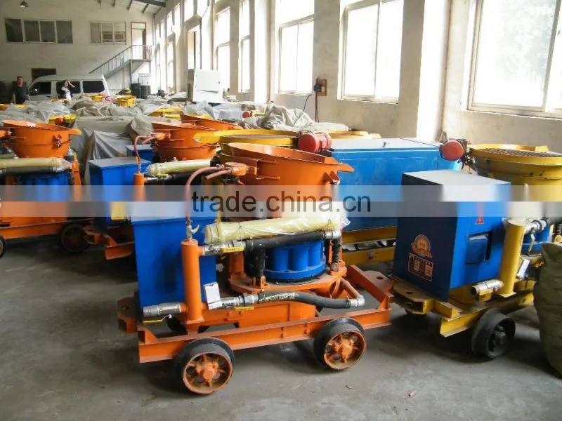 Professional gunite machine/wet type gunite machines for sale