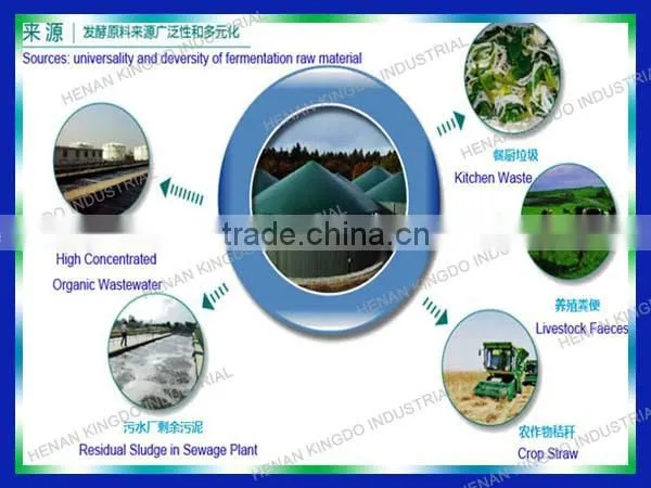 Biogas plant project, small biogas plant and big biogas plant for industral use