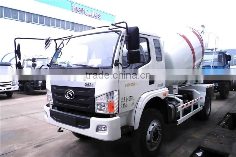 Facotry hot sale forland 4x2 4 cubic meters concrete mixer truck