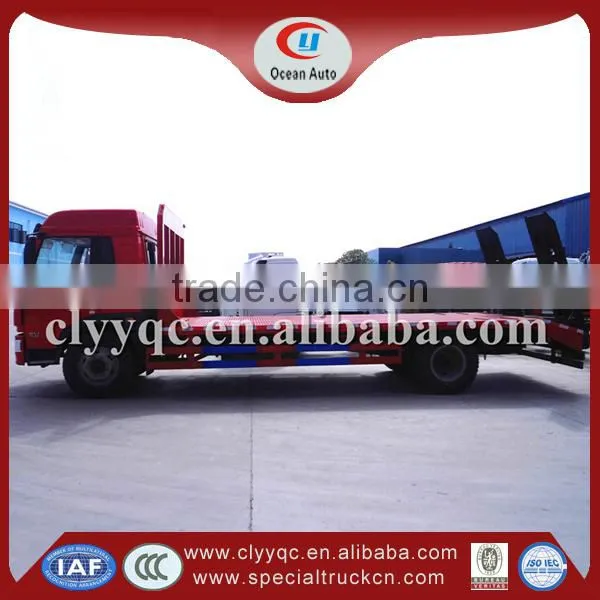 FAW 10ton low flatbed trucks 4x2 low bed truck with reasonable price