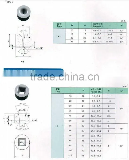 tungsten carbide stamp head punch press die carbide die mould