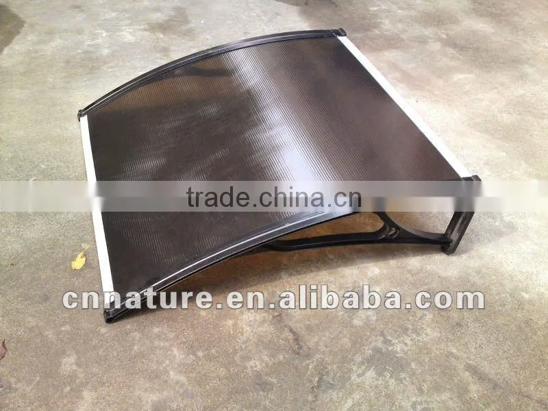 new product polycarbonate solid sheet awning for balcony