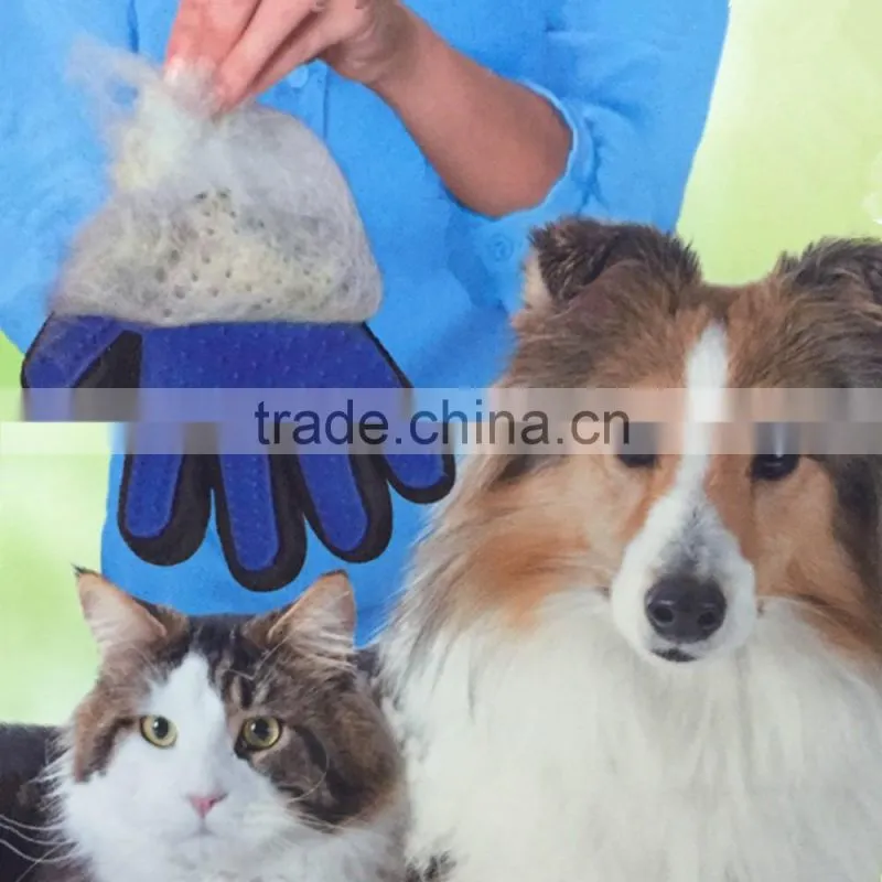 New Design Pet hair Grooming Glove Brush Remover