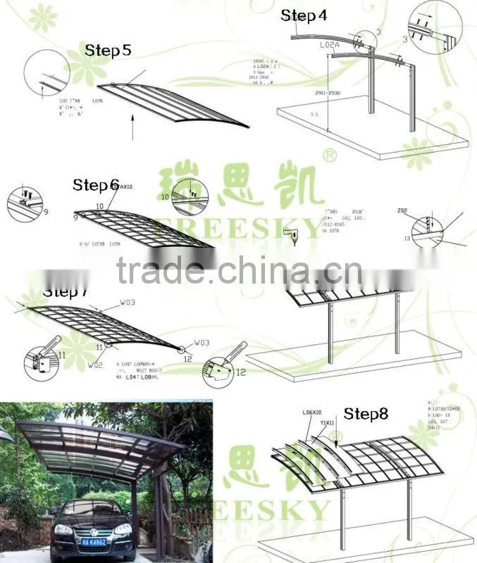 China new style carports