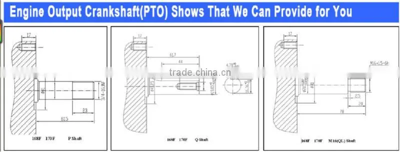 made in china 3"sewage water pump with 168F 6.5hp diesel engine penis pump to Turbine