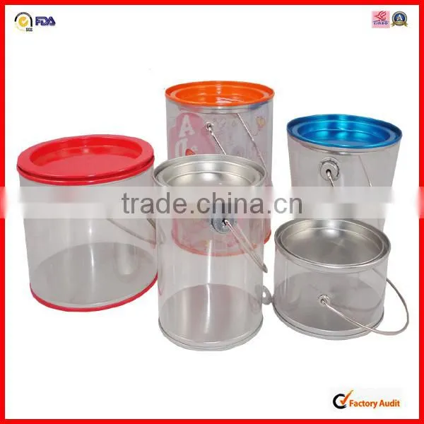 wholesale round transparent tube pvc box