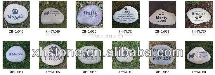 decorative river Stone,memorial stone imprinted words