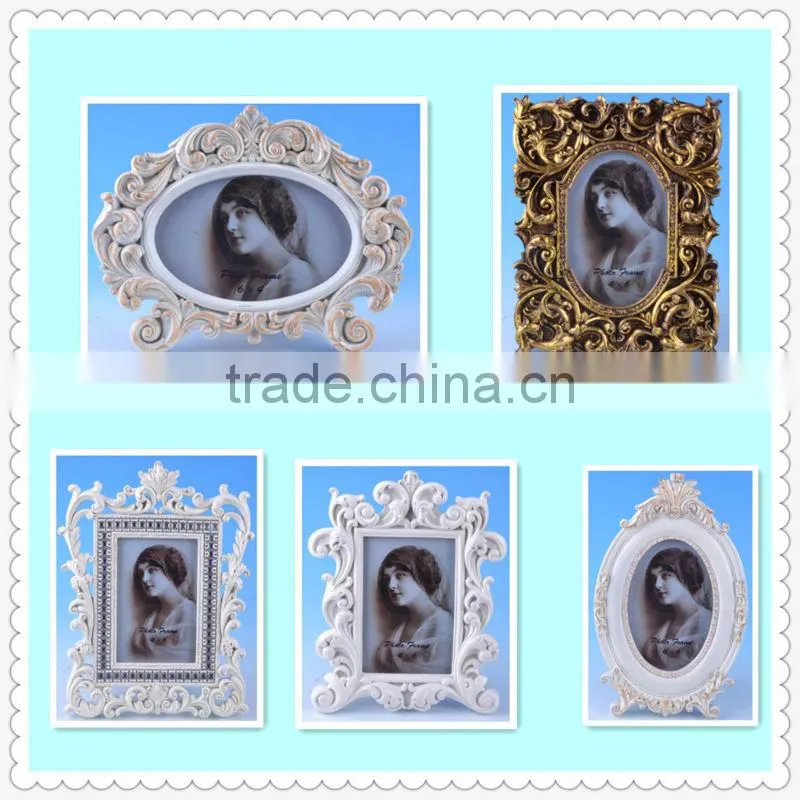 Top gold museum antique resin frame photo