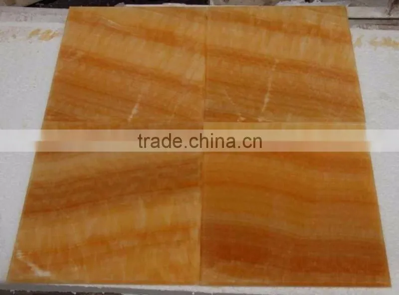 good price honey onyx marble tiles for table top