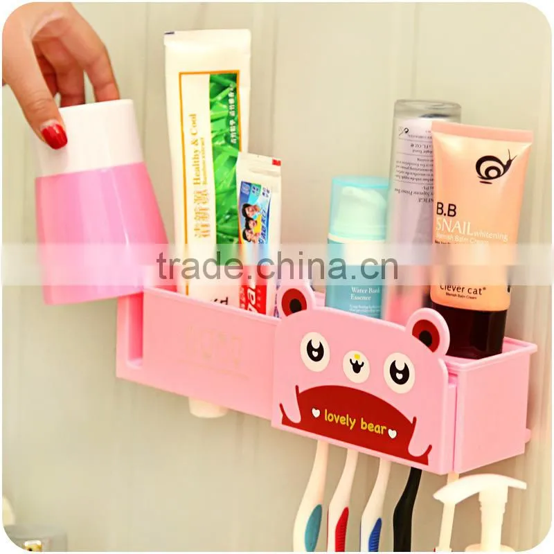 Q011 Fashion cartoon animal wall sucker bathroom holder
