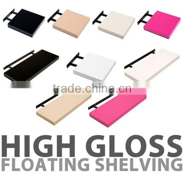Modern Floating MDF Wall Shelves, Decorative Wood Shelves DIY