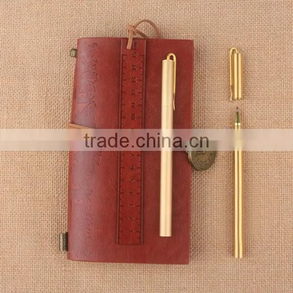 Brass Signature Pen Copper Pen Handmade,Scrub and Smooth Pure Brass Signature Pen