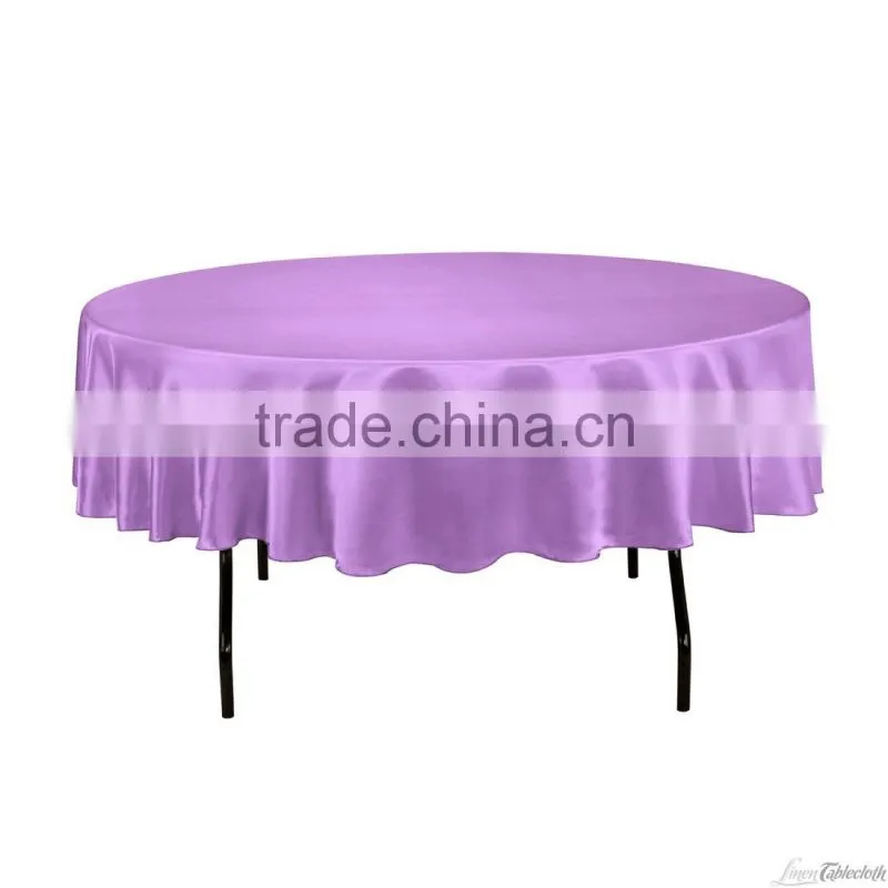 latest style 100% Polyester soft Table Cloths for event decoration