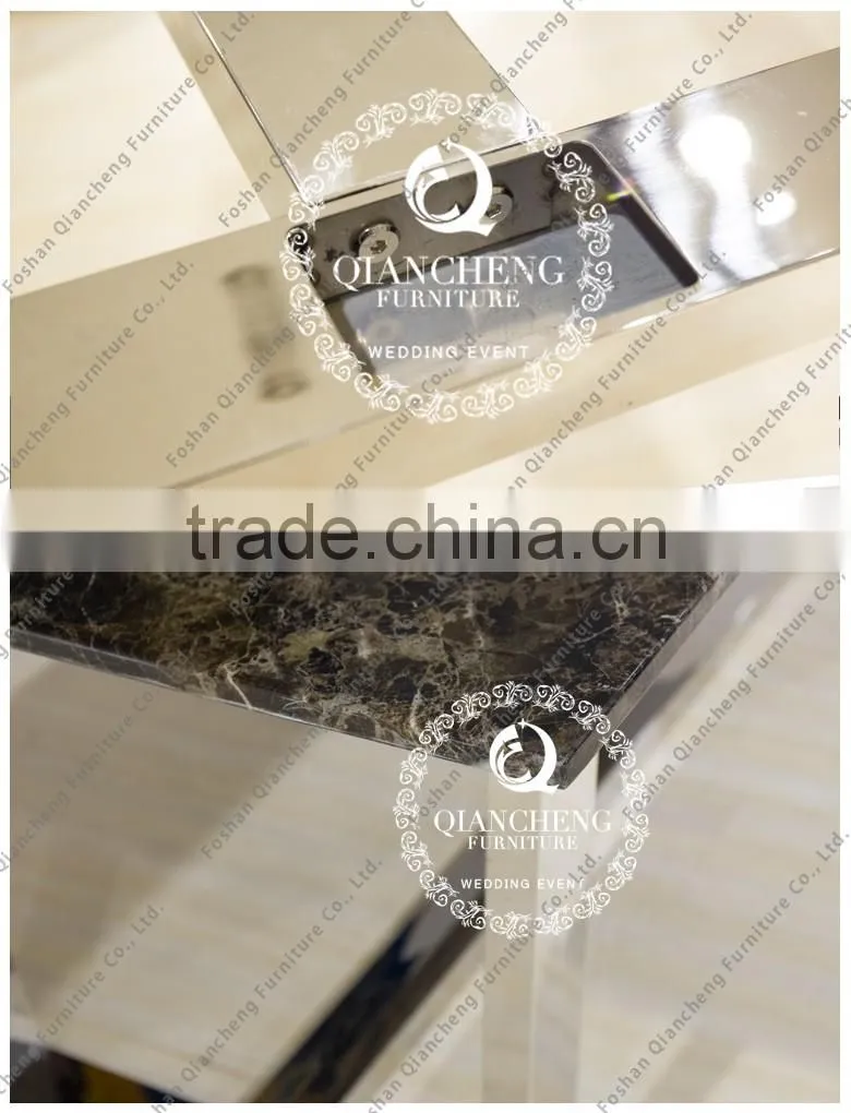 2017 stainless steel dining table designs foshan shunde furniture