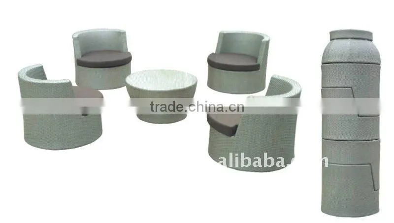 hot sell outdoor sectional coffee table chairs stackable outdoor table set