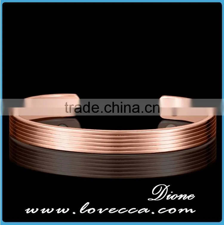 China supplier wholesale health Women Copper Magnetic Wire Bracelet Bangle