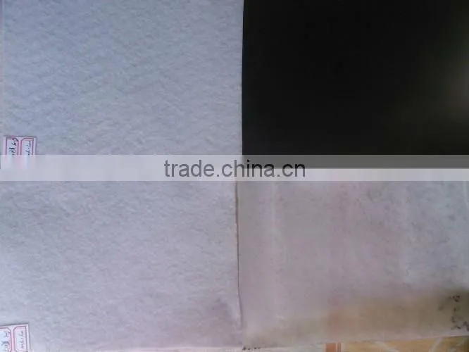 composite geomembrane with geotextile and membrane