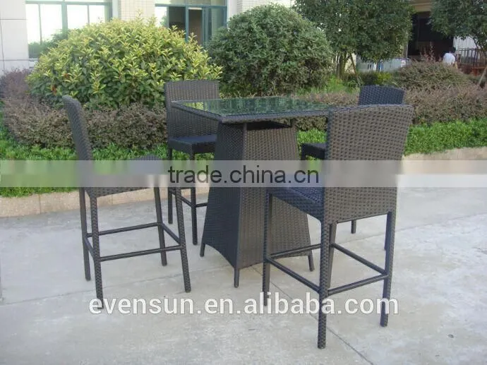 Outdoor Rattan Bistro Set
