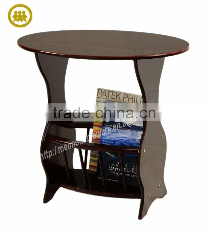 wooden magazine letter rack