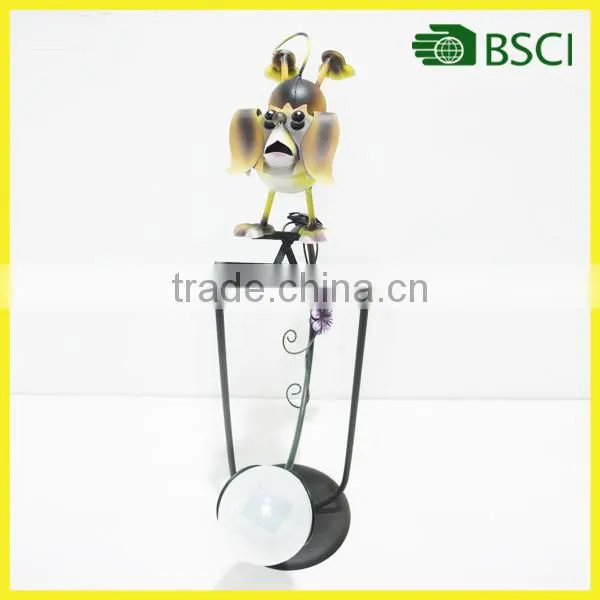 YS15161 Selling swing decor metal for animal solar light