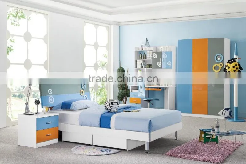 RD103 sweet girl cherry princess bedroom set 2015 alibaba new children kids colofurl cartoon furniture on sale in stock