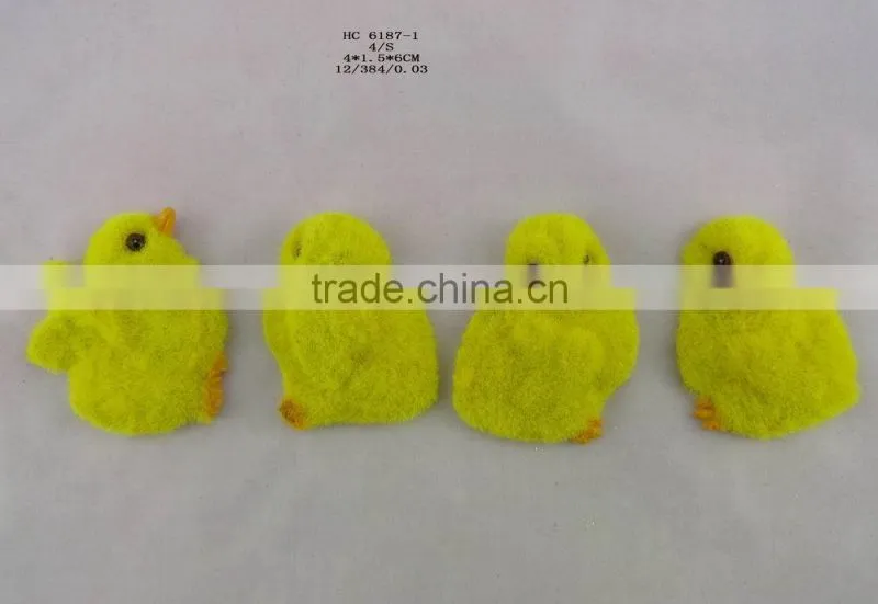 pile coating chick statue for russia new year symbol decor