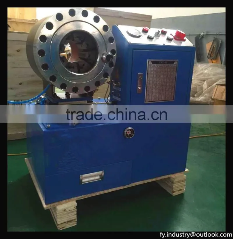 FY69 connector fitting hose crimper price hydraulic hose crimping machine