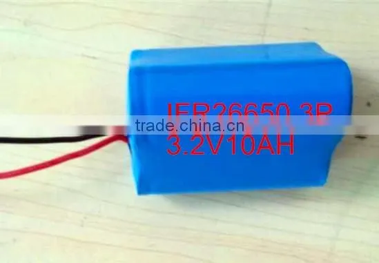 LiFePO4 battery 3V10Ah for DC 3V solar lighting